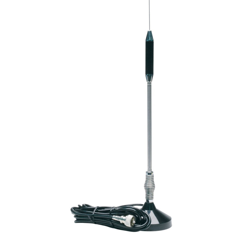 [AUSTRALIA] - RoadPro (RP-711) 24" Magnet Mount Stainless Steel CB Antenna Kit, Black 