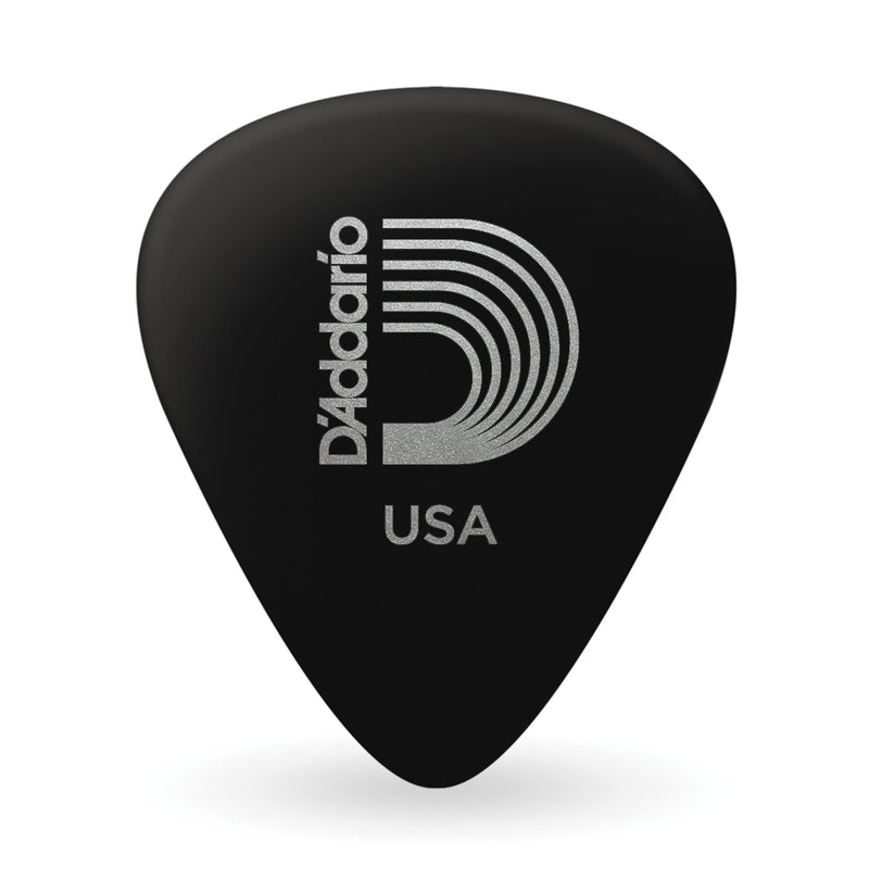 D'Addario Black Celluloid Guitar Picks, 100 pack, Heavy 100-pack 1mm-Heavy