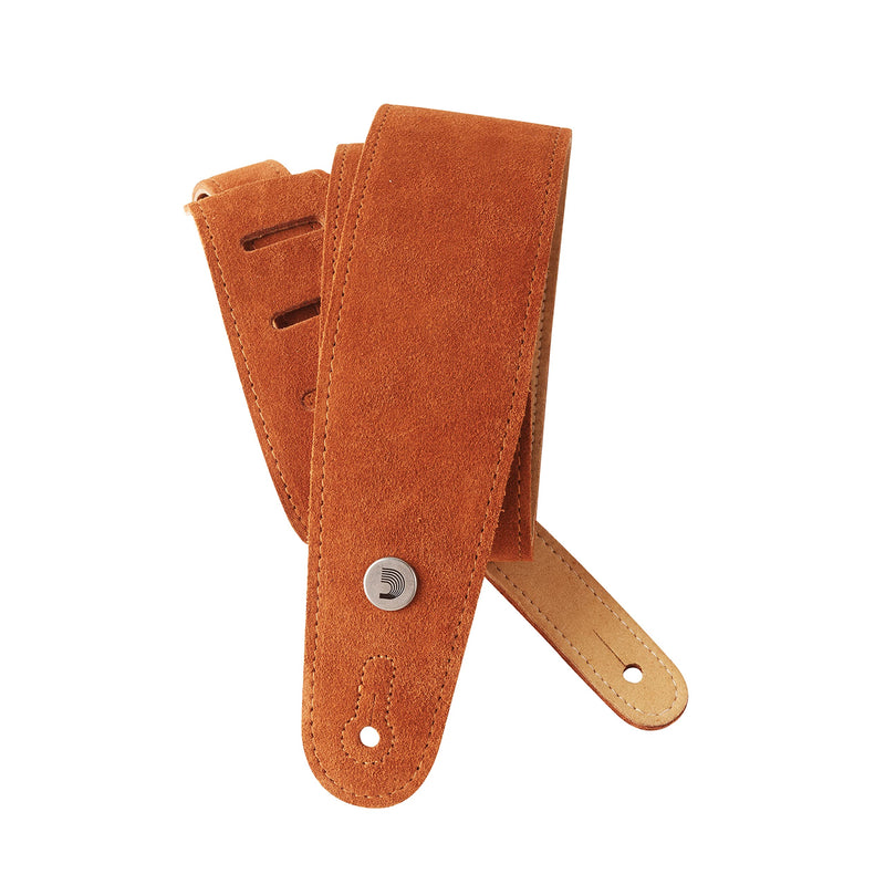 D'Addario Guitar Strap - Guitar Accessories Honey Suede