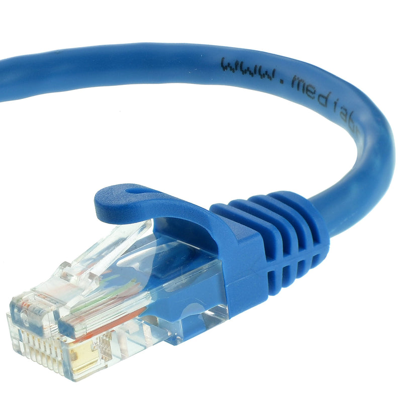 [AUSTRALIA] - Mediabridge™ Ethernet Cable (50 Feet) - Supports Cat6 / Cat5e / Cat5 Standards, 550MHz, 10Gbps - RJ45 Computer Networking Cord (Part# 31-399-50X) 