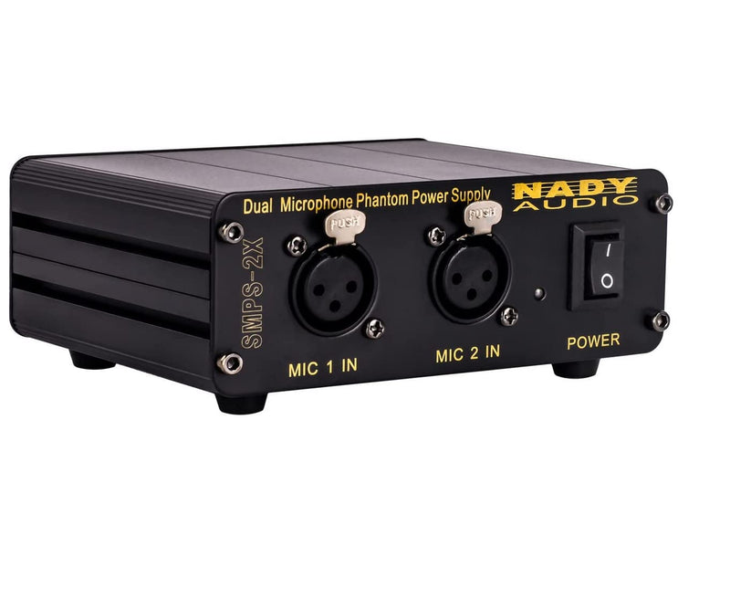 Nady SMPS-2X 2-Channel 48V Phantom Power Supply for Condenser Microphones