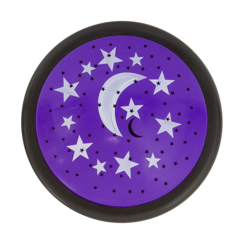 GE LED Moon and Star Night Light, Night Light for Kids, Tap Light, Battery Operated, Star Projector, Projector Light, Ideal for Kids Bedrooms, Playroom, Nursery, 17457 Star Tap Light