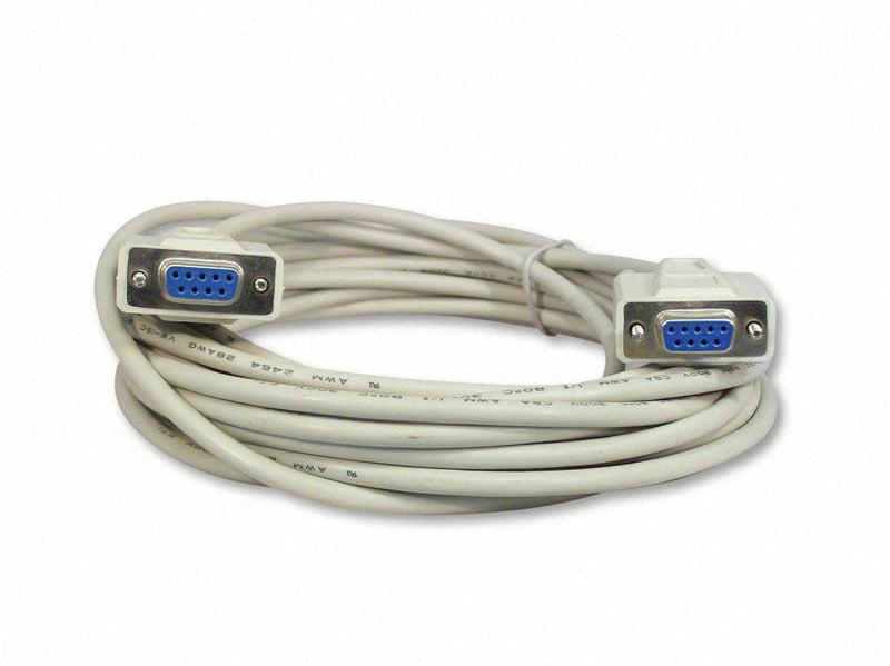 25 Foot DB9 9 Pin Serial Port Null Modem Cable Female/Female RS232 25 Ft