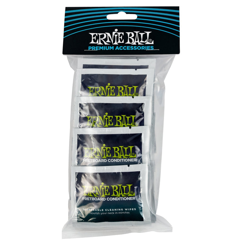 [AUSTRALIA] - Ernie Ball Wonder Wipes Fretboard Conditioner, 20-pack (P04247) 20 Count (Pack of 1) 