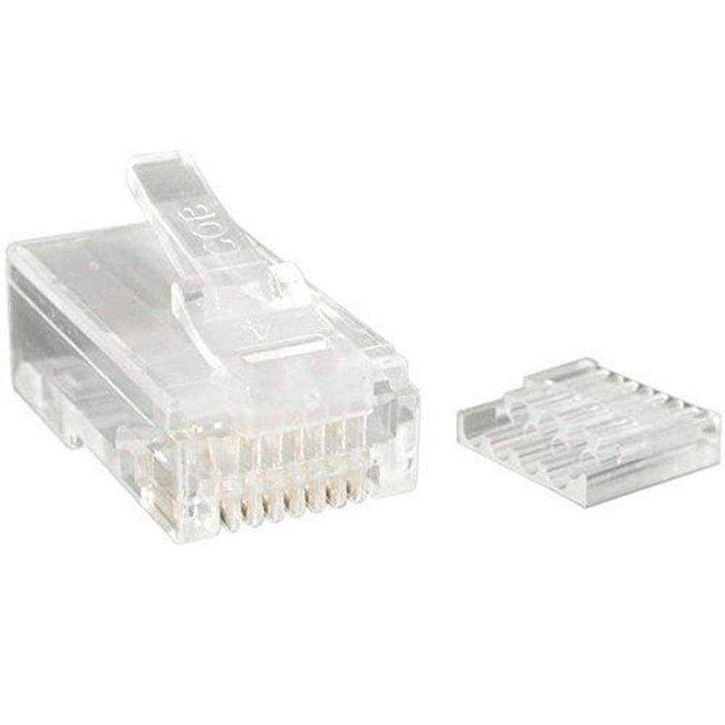 StarTech Cat6 RJ45 Modular Plugs, Stranded Wire, 50-Pack (CRJ45C6STR50) | 50x Cat6 RJ45 stranded modular plugs, Bulk connector ends, Fits all Cat6 patch cables Cat6 - Stranded