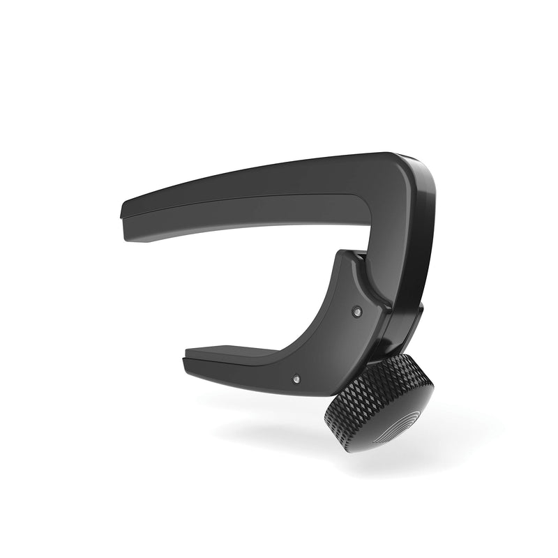 D'Addario Guitar Capo for Acoustic and Electric Guitar - NS Capo Lite - Adjustable Tension - Guitar Accessories - Works for 6 String and 12 String Guitars - Lite - (Black) Black, Lite 6 or 12 String Acoustic & Electric
