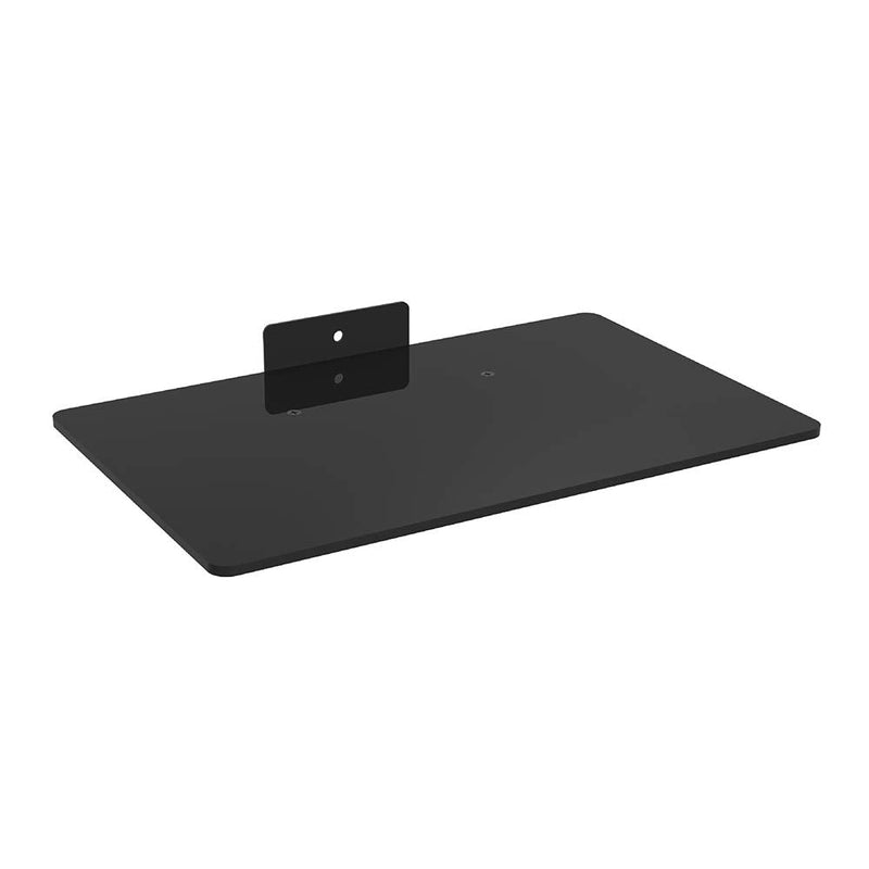 1443 Compact Glass Component Single Shelf for DVD Player, Blu-ray Player, Cable Box, Satellite, Wii and Video Accessories (13.8 x 8.7 x 0.2 inch)