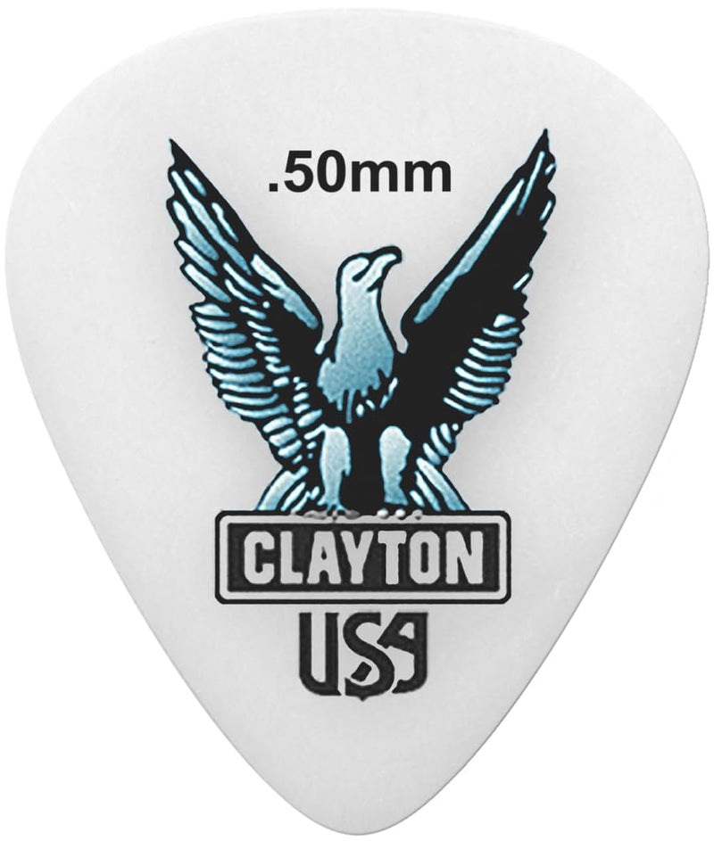 Clayton Picks Guitar Picks (S50) 0.50 mm 72