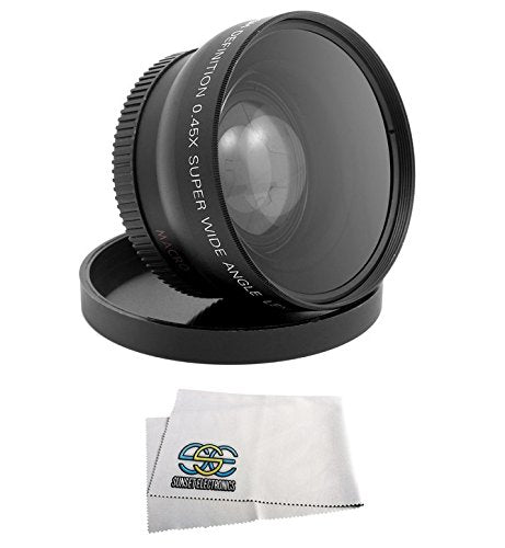 37mm High Definition Super Wide Angle Lens w/Built in Macro Conversion Lens for Canon Nikon Panasonic Sony Camera Camcorder & Lens