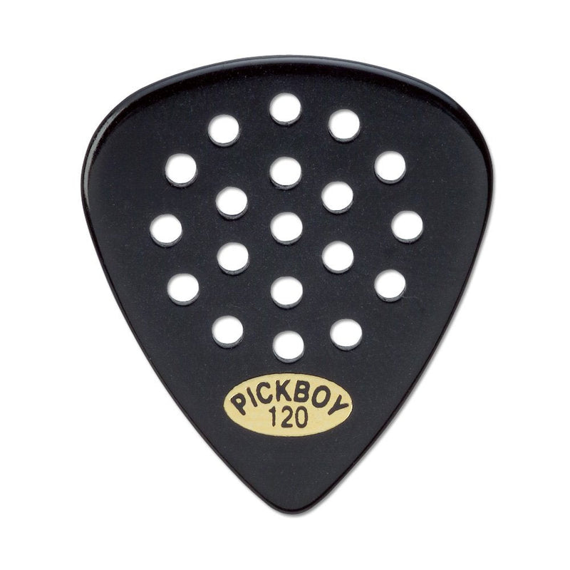 Pickboy Pos-a-Grip, Black, Cellulose, 1.20mm, 10 picks