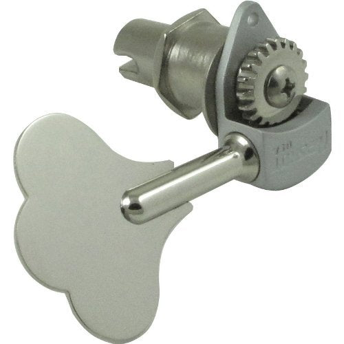 Tuner - Hipshot, Ultralite Clover, 1/2" Bass, chrome, Orientation: Bass Side