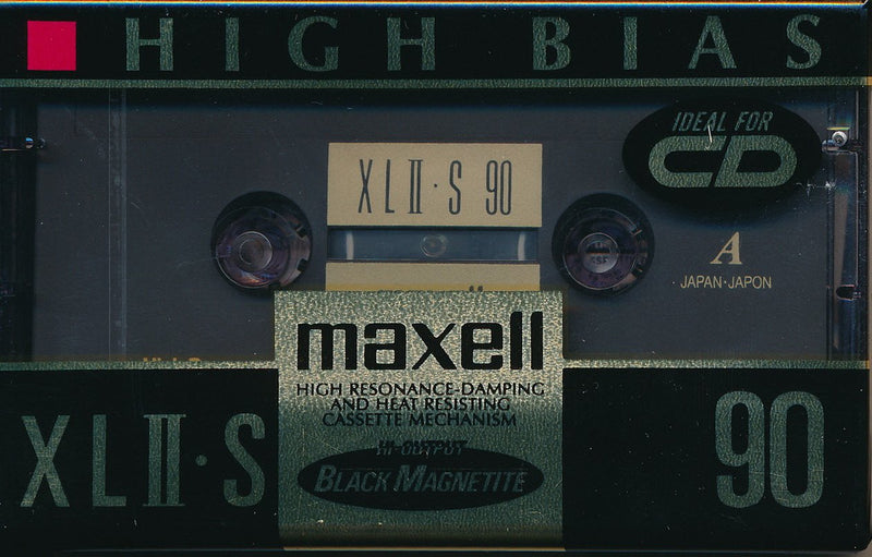 [AUSTRALIA] - Maxell Black 90 Minute Cassette Tape 