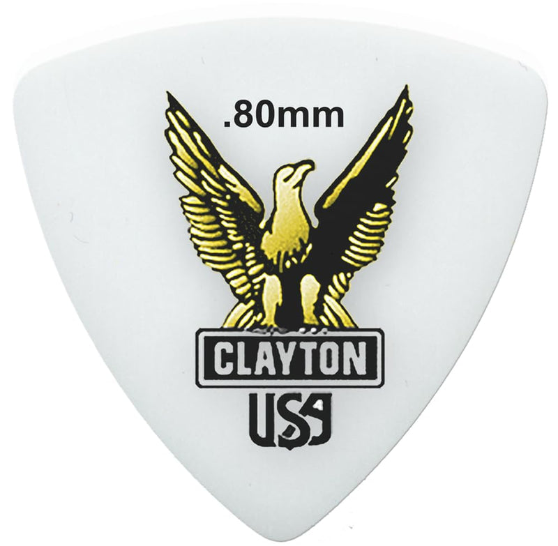 CLAYTON Guitar Picks (RT80) 0.80 mm 72