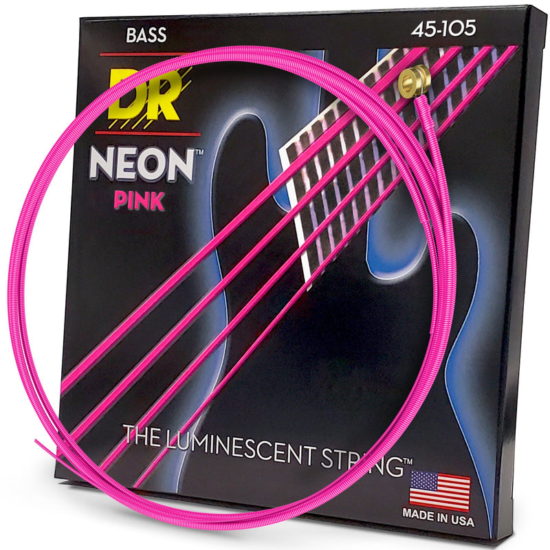 DR Strings HI-DEF NEON Bass Guitar Strings (NPB-45)