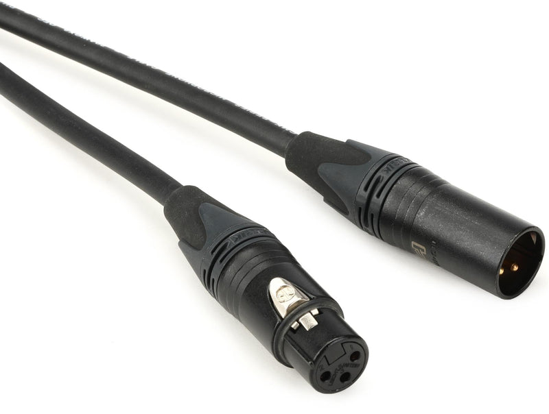 Hosa CMK-025AU Edge Microphone Cable, Neutrik XLR3F to XLR3M, 25 Feet