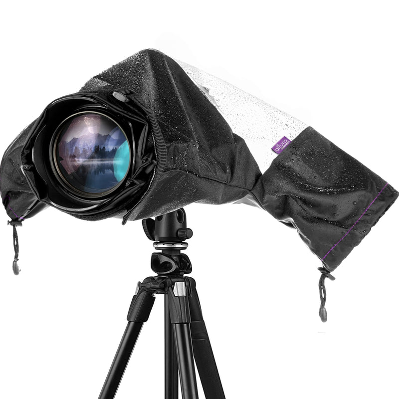 [AUSTRALIA] - Altura Photo Camera Rain Cover - Professional Waterproof Lens Jacket Covers with Dual Hand Sleeves and Full-Length Zipper - Weather Protector for Canon Nikon Sony Fujifilm DSLR & Mirrorless Cameras 