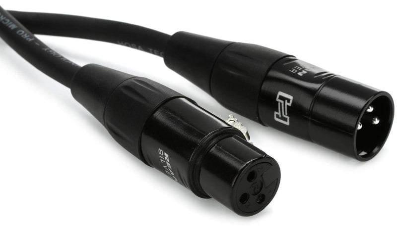 Hosa HMIC-050 REAN XLR3F to XLR3M Pro Microphone Cable, 50 Feet