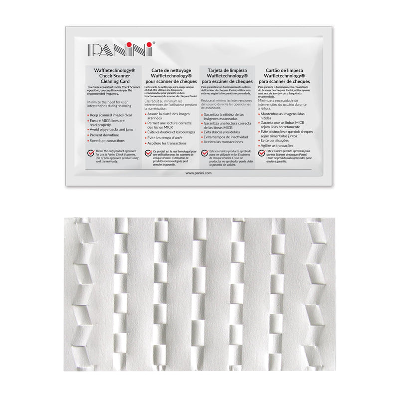 [AUSTRALIA] - Panini Check Scanner Cleaning Cards (15) 15 