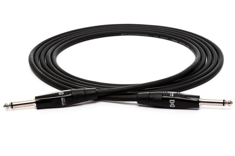 Hosa HGTR-015R REAN Straight to Right-angle Pro Guitar Cable, 15 Feet