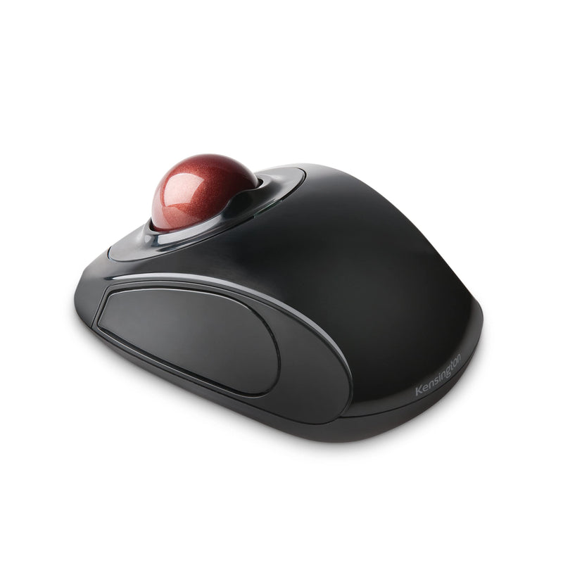 Kensington Orbit Wireless Trackball Mouse with Touch Scroll Ring (K72352US),Black Wireless Mouse
