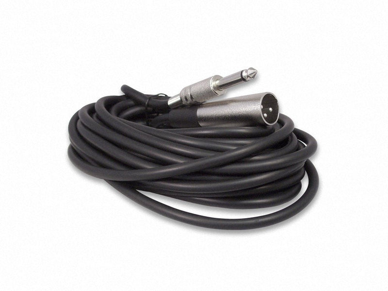 Your Cable Store 50 Foot XLR Male 3 Pin to 1/4" Mono Microphone Cable, Unbalanced 050 Ft