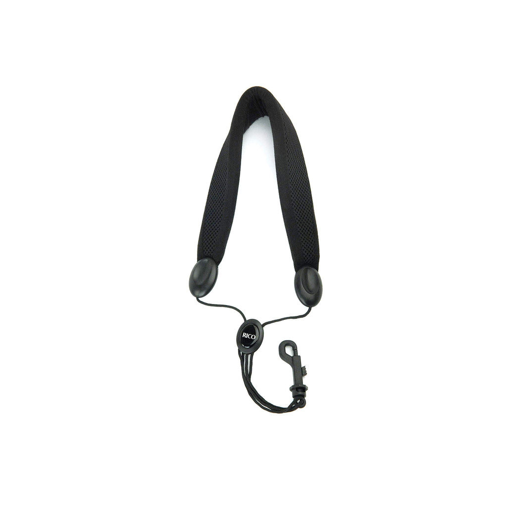 D'Addario D'Addario Saxophone Neck Strap - For Alto Saxophone & Soprano Saxophone - Padded Sax Neck Strap - Snap Hook,Black,SJA18 Soprano/Alto