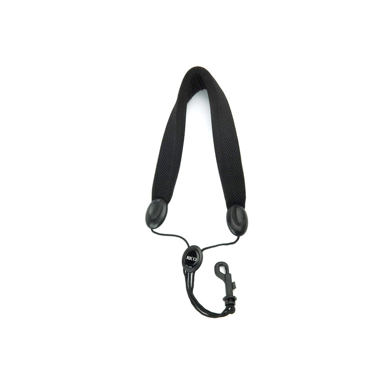 D'Addario D'Addario Saxophone Neck Strap - For Alto Saxophone & Soprano Saxophone - Padded Sax Neck Strap - Snap Hook,Black,SJA18 Soprano/Alto