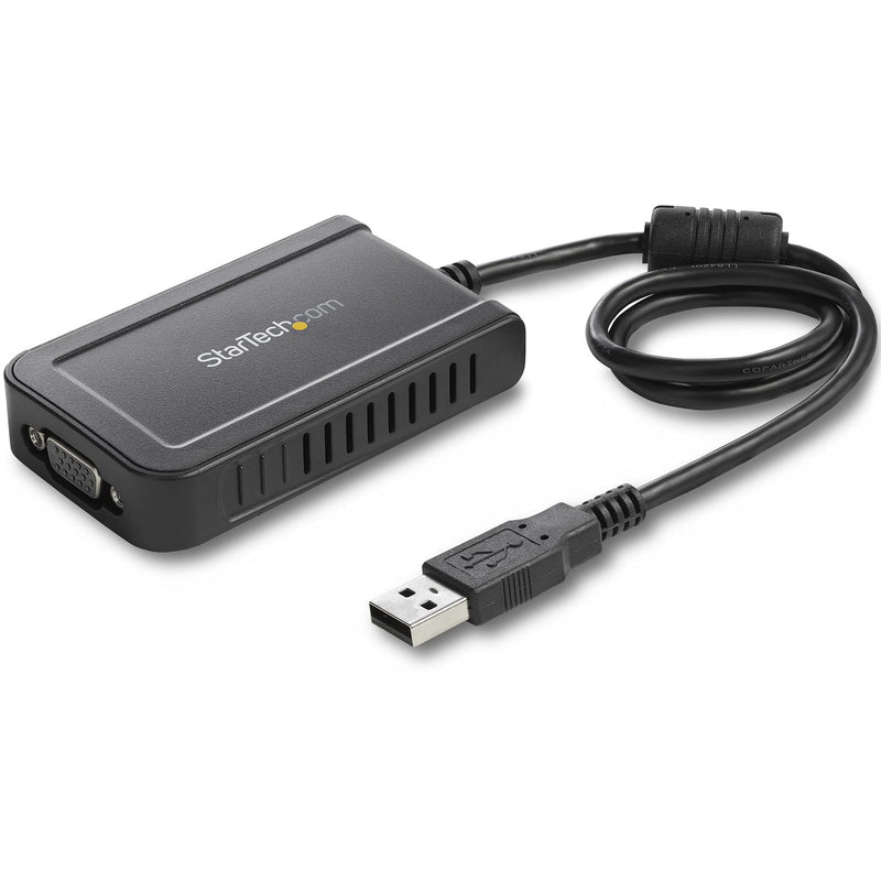StarTech.com USB to VGA Adapter - 1920x1200 - External Video & Graphics Card - Dual Monitor Display Adapter - Supports Windows (USB2VGAE3) 1920p x 1200p