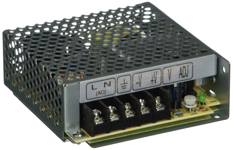 MEAN WELL RS-50-12 AC to DC Power Supply, Single Output, 12V, 4.2 Amp, 50.4W, 1.5" - 323396