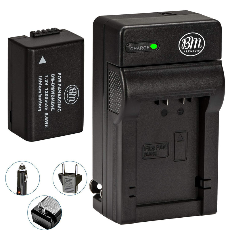 [AUSTRALIA] - DMW-BMB9 Battery and Battery Charger for Panasonic Lumix DC-FZ80, DMC-FZ40K, DMC-FZ45K, DMC-FZ47K, DMC-FZ48K, DMC-FZ60, DMC-FZ70, DMC-FZ100, DMC-FZ150 Digital Camera 