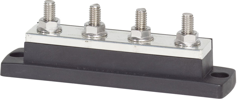 Blue Sea Systems 2127 250 Amp MaxiBus BusBar with 4 studs 250a, 4 Stud W/O Cvr