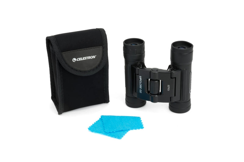 Celestron UpClose G2 10 x 25 Roof Binocular, Black