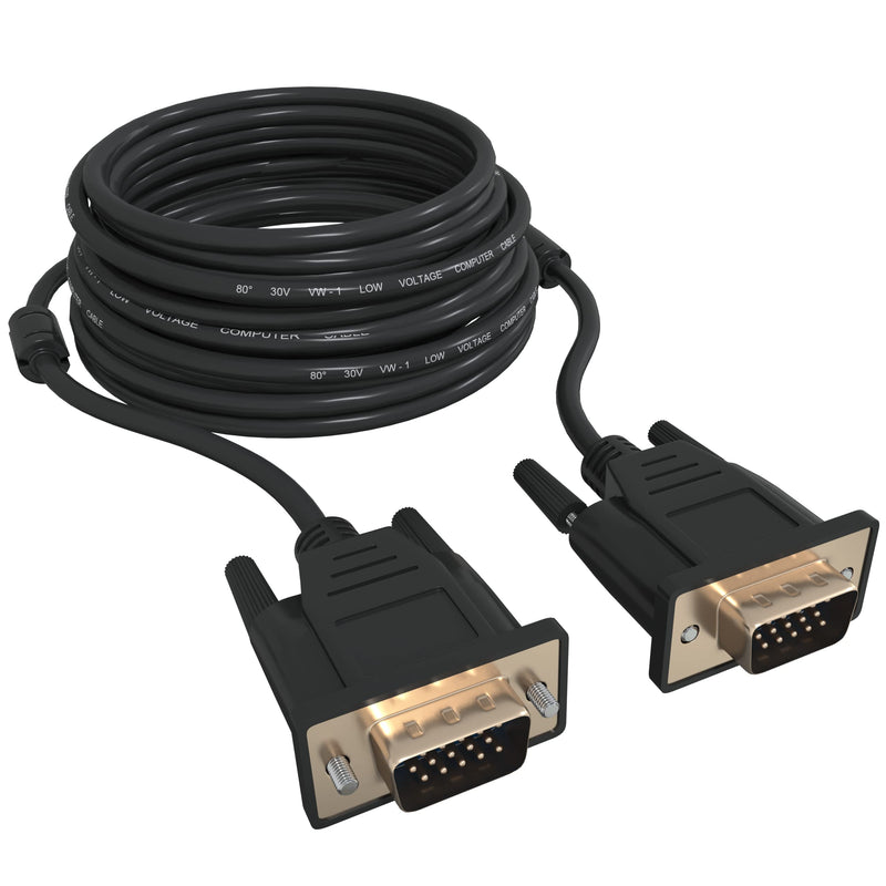 [AUSTRALIA] - Tupavco TP119 - VGA Cable 50ft - Computer/Monitor/Projector/PC/TV Cord 15 PIN, 50 Feet Long Video Cord 