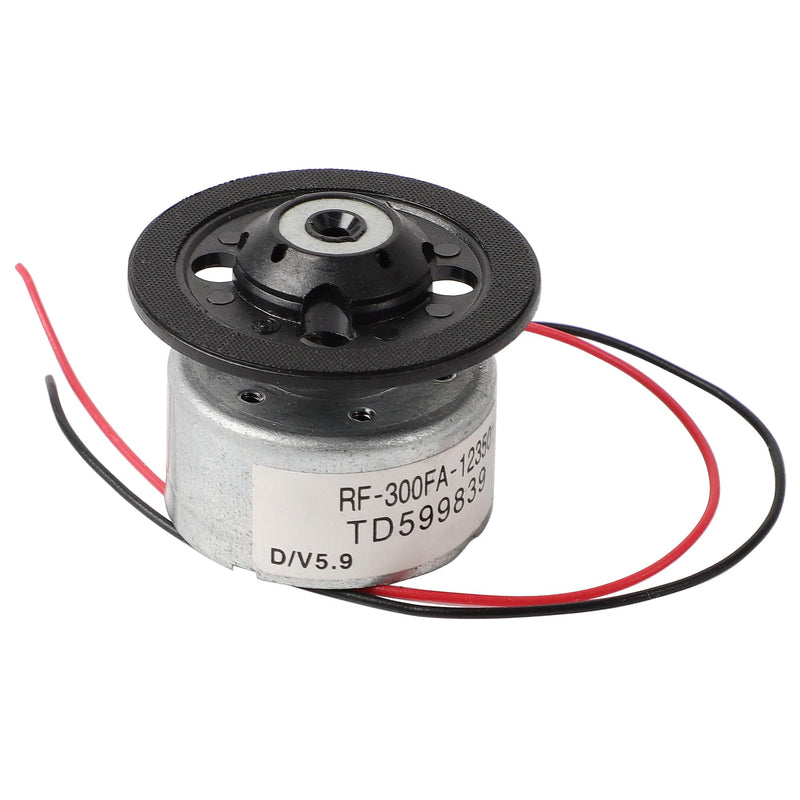 uxcell Metal RF-300FA-12350 DC 5.9V Spindle DVD Micro Motor, 2.4 x 1.2cm for DVD CD Player, 1 Pcs Silver Black