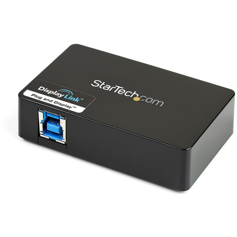 StarTech USB 3.0 to HDMI / DVI Dual Monitor Adapter Cable, 2048 x 1152, TAA | USB to HDMI and DVI-I external graphics, USB powered, DVI to VGA adapter included, Mac and Windows Dual Monitor w/ DVI Single