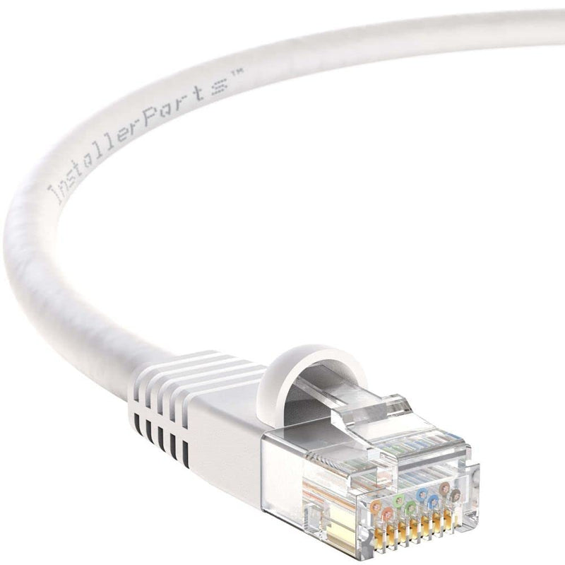 [AUSTRALIA] - InstallerParts CAT6 Cable UTP Booted [White] - [20 FT] - [1 Pack] - Professional Series - 10Gbps, Cat6 Patch Cable, Cat 6 Patch Cable, Cat6 Ethernet Cable, Network Cable, Internet Cable 20 Feet White 