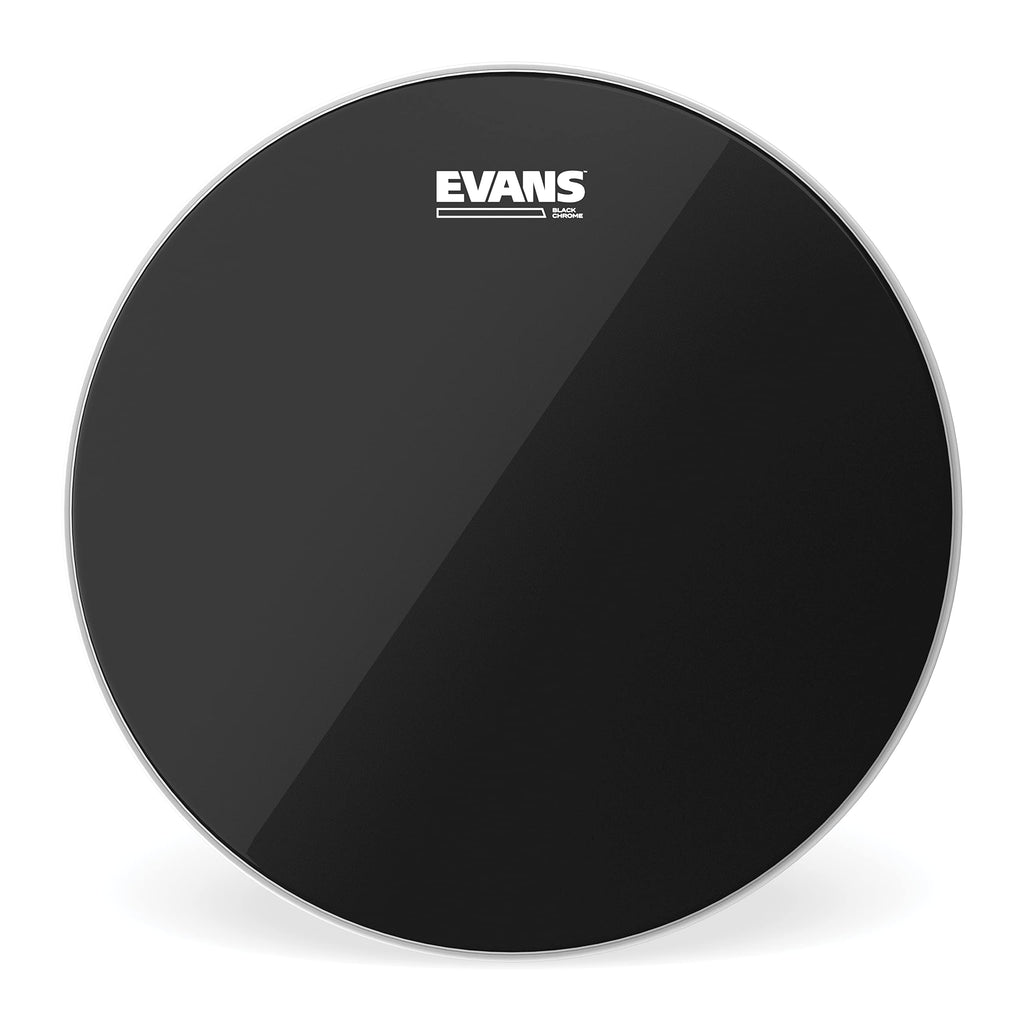 Evans Drum Heads - Black Chrome Tom Drumhead, 16 Inch 16-Inch