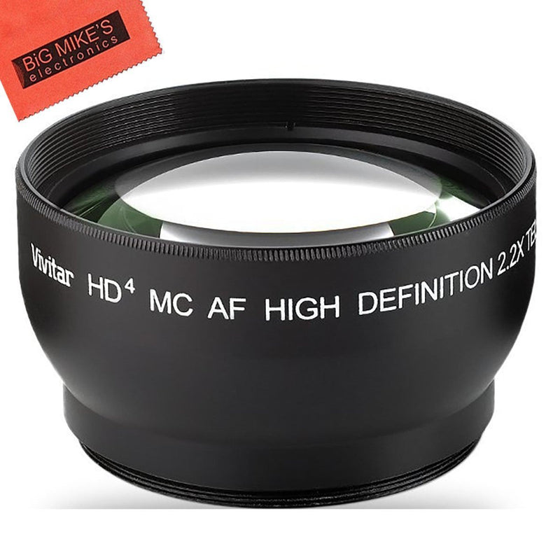 [AUSTRALIA] - 43mm 2.2X Telephoto Lens for Canon Vixia HF R80, HF R82, HF R800, HF R70, HF R72, HF R700, HF R30, HF R32, HFM40, HFM41, HFM50, HFM52, HFM400, HFM500 Camcorder 