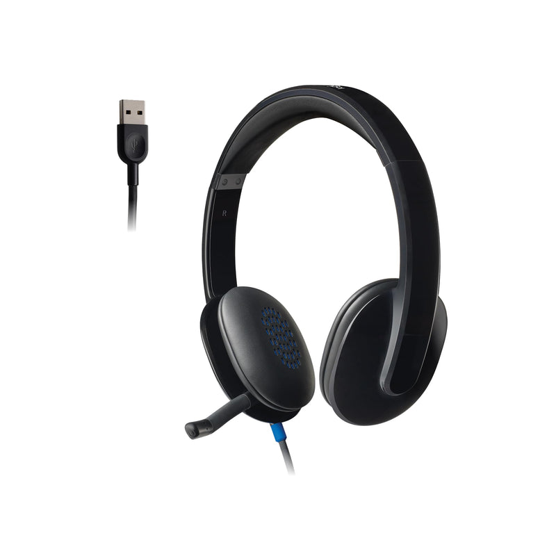 [AUSTRALIA] - Logitech High-Performance USB Headset H540 for Windows and Mac, Skype Certified,Color-Black. 2.3 