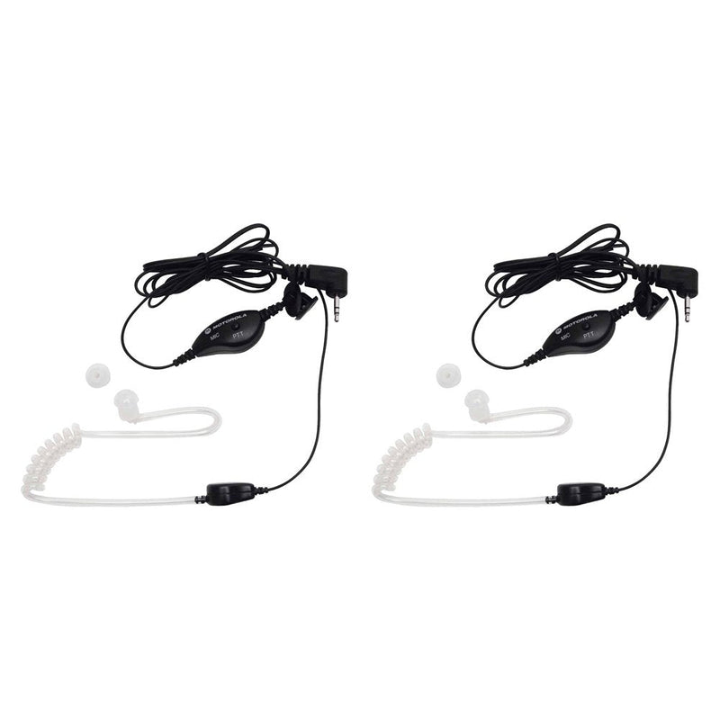 [AUSTRALIA] - Motorola 1518 Surveillance Headset with PTT Mic, Black, White 