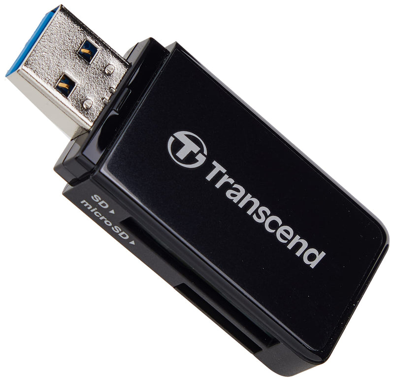 Transcend TS-RDF5K USB 3.1 SDHC/SDXC/microSDHC/SDXC Card Reader, Black