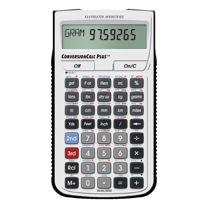 Calculated Industries 8030 ConversionCalc Plus Conversion Calculator | 70+ Units, 500+ Professional Conversion Combinations