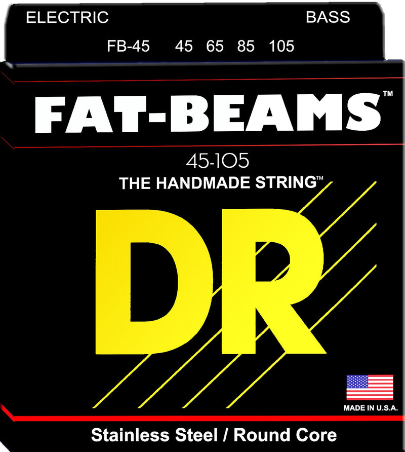 DR Strings FAT-BEAM Bass Guitar Strings (FB-45) 4-String(45-105)