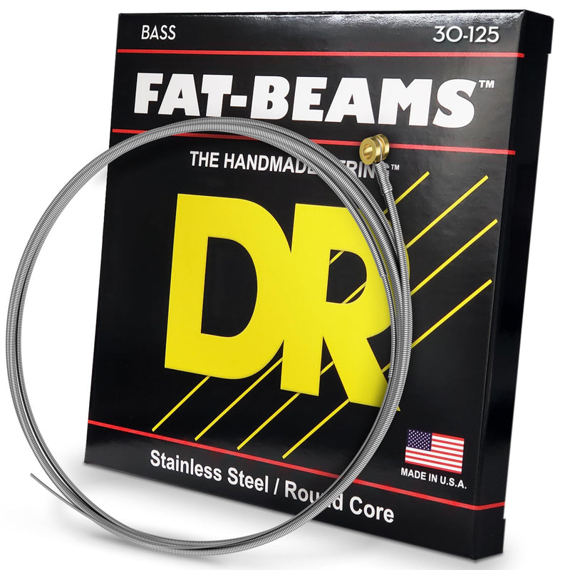 DR Strings FAT-BEAM Bass Guitar Strings (FB6-30) 6-String(30-125)