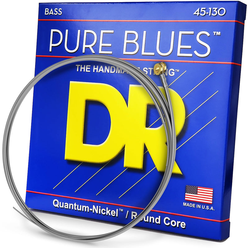 DR Strings PURE BLUES Bass Guitar Strings (PB5-130)