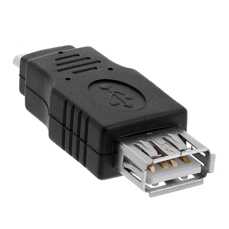 Cmple - Micro USB 2.0 Male (Type B) to USB Female (Type A) Connector, USB Female to Micro USB Male Converter Adapter for Samsung S7 S6 Edge S4 S3, LG G4, Android Windows Tablets - Black… Single USB 2.0 A Female to Micro B 5-Pin Male