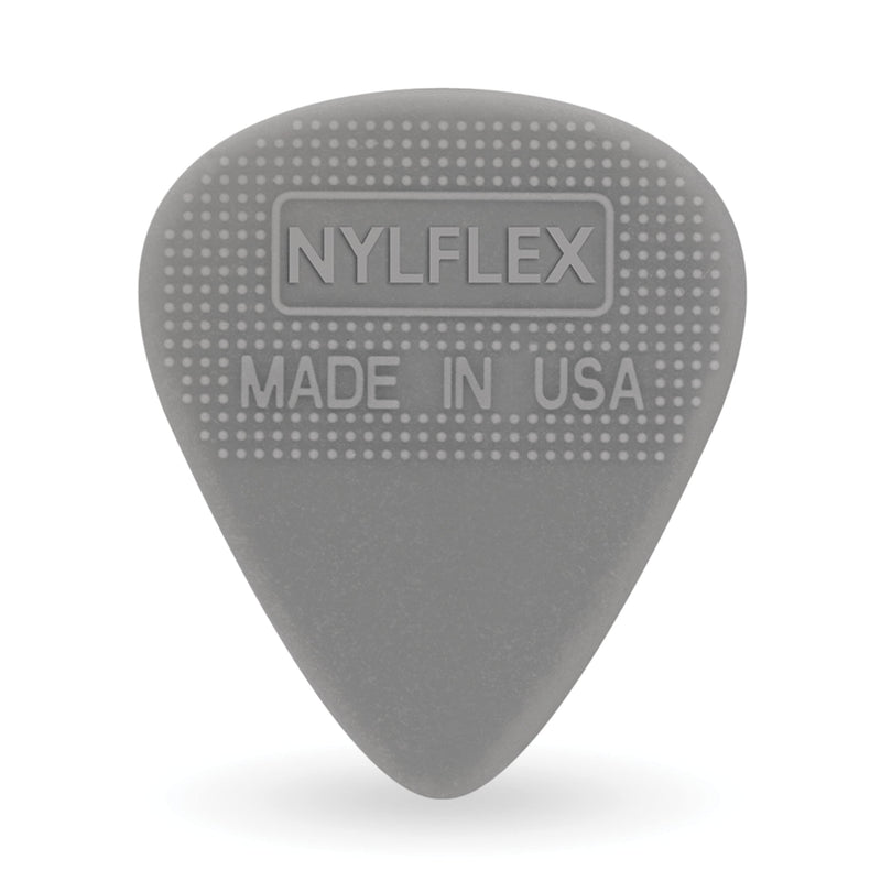 D'Addario Accessories Nylflex Guitar Picks - Nylon Guitar Picks with Grip - Great for Vintage Electric Sounds and Acoustic Strumming - 10 pack, Light (.50mm) 0.50mm-Light