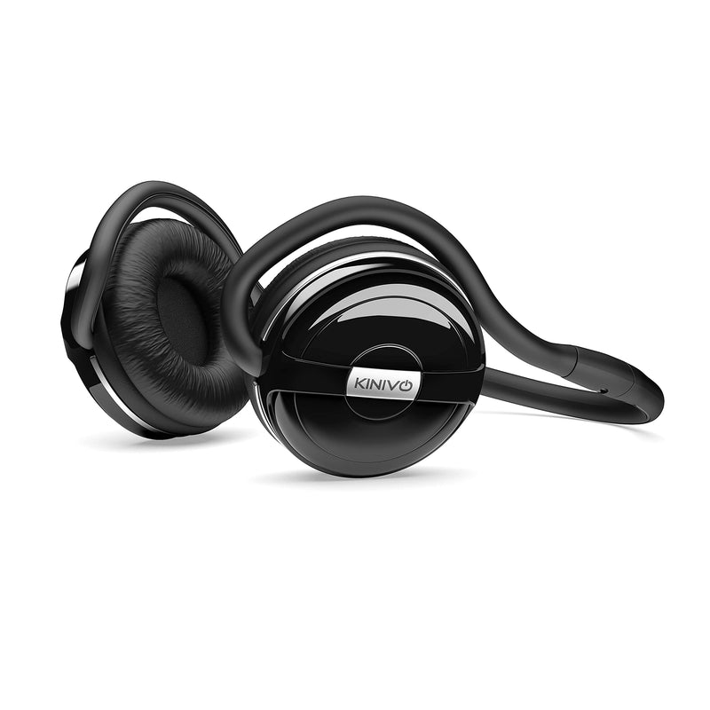 Kinivo BTH240 Bluetooth Headphones On-Ear, Wireless Music, Calling, Mic | Sports Running Headphones (Hands-Free Calling, Built-in Mic, Foldable, Travel Bag) Bluetooth Headset for running gym workout
