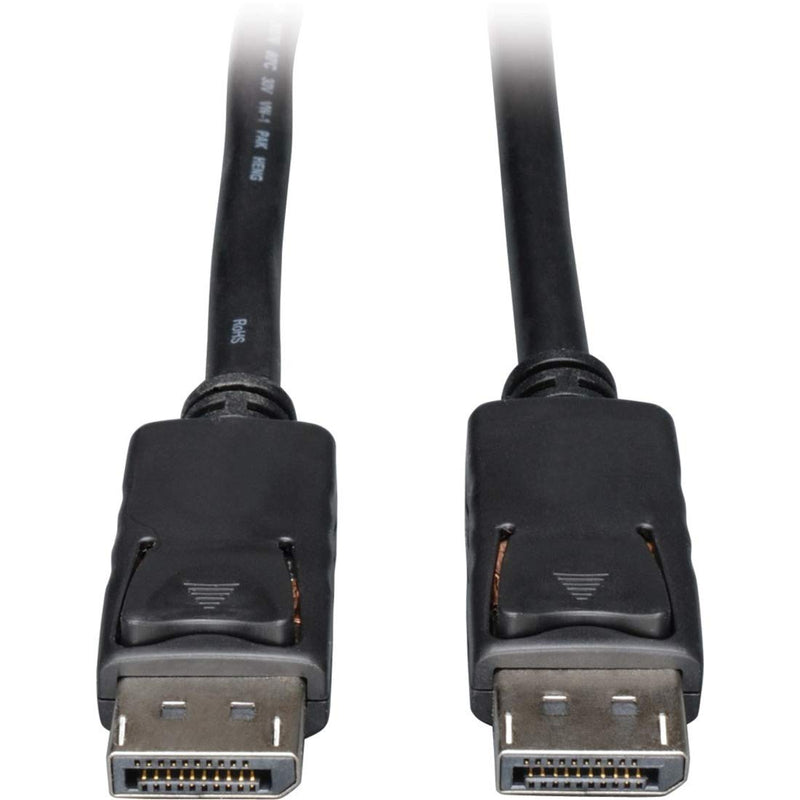 Tripp Lite 4K DisplayPort Cable with Latches, Male-to-Male, DP to DP, 4K @ 30Hz and 2K @ 60Hz, 25 Feet / 7.62 Meters, Lifetime Warranty (P580-025) 25' (Pack of 1)