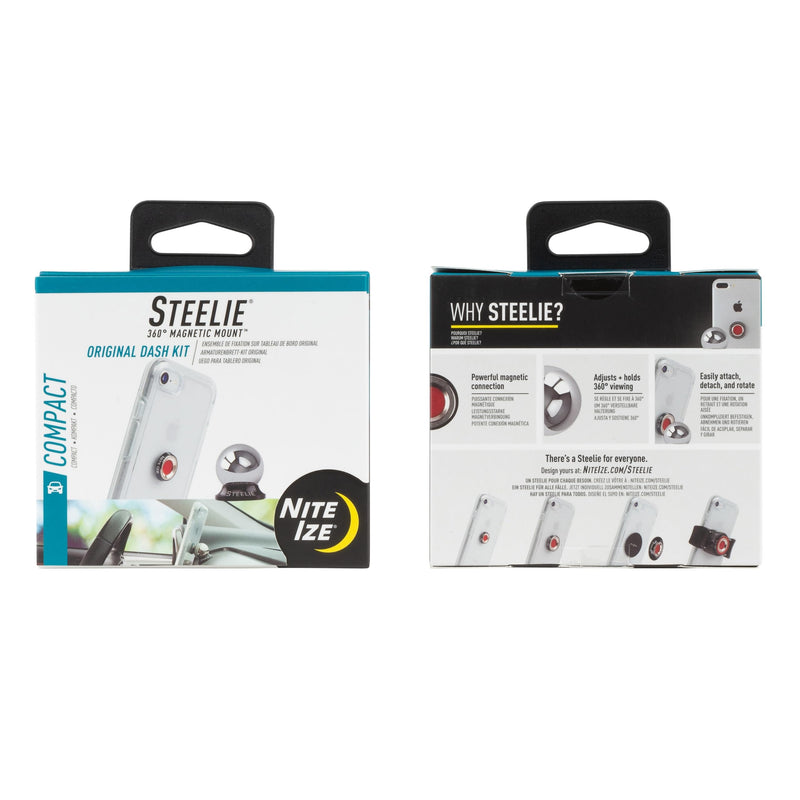 [AUSTRALIA] - Nite Ize Steelie Original Dash Kit - Magnetic Phone Mount for Car Dashboard - Car Phone Holder with Strong Steelie Magnet & 3M VHB Adhesive 